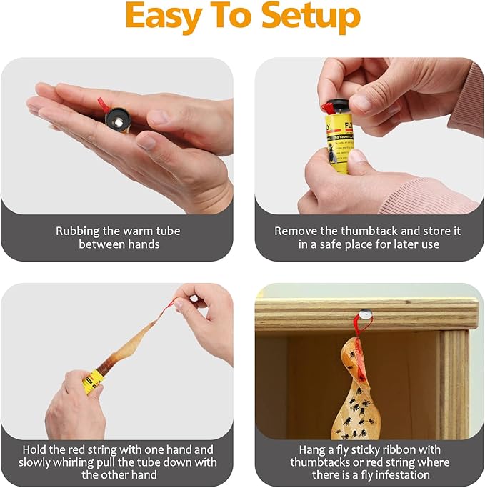 Fruit Fly Sticky Strips: The Effective Combination with Traps 2 Fruit Fly Sticky Strips