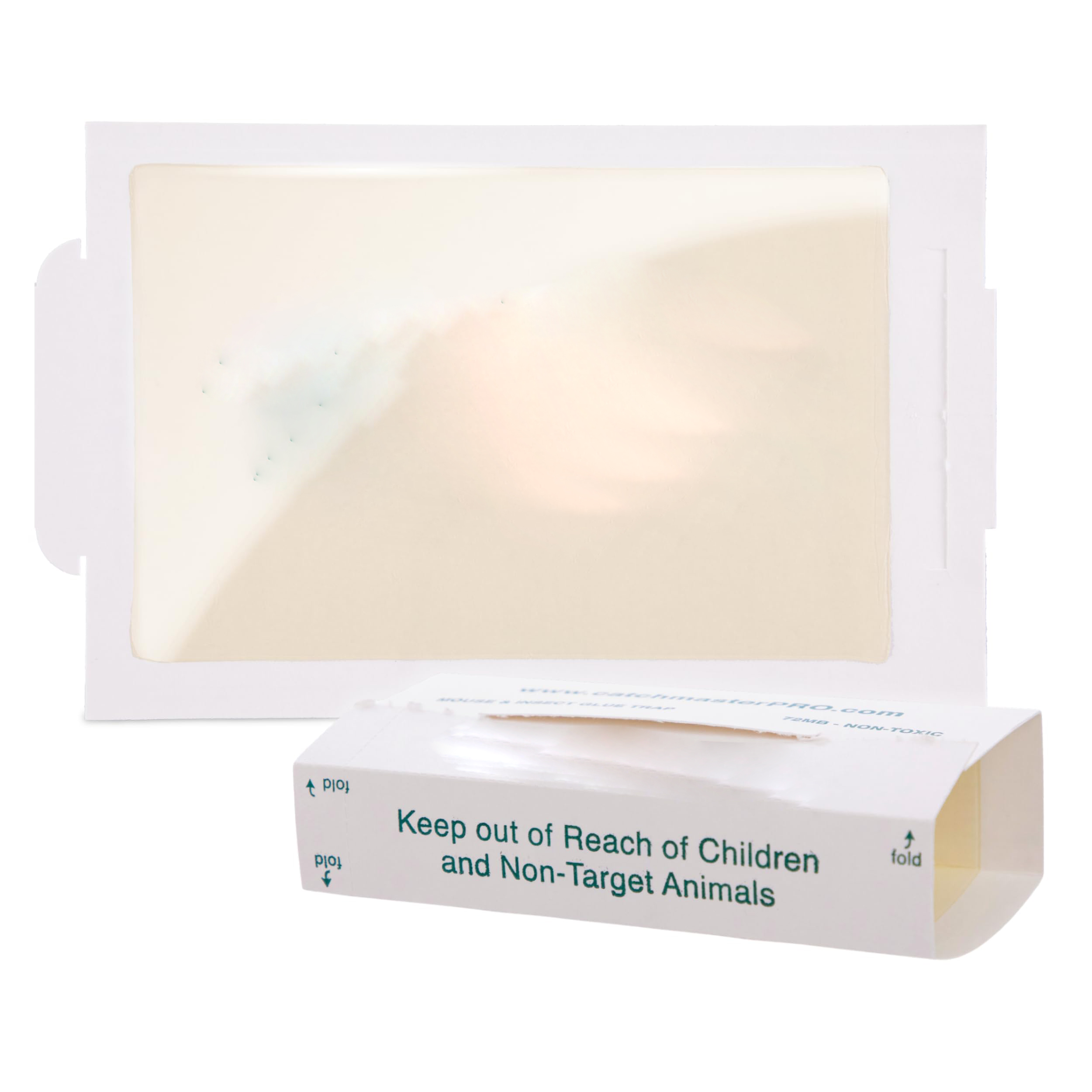 Trampas adhesivas grandes a medida para el control de roedores. Material de cartón de alta adherencia. 135 × 217 mm (EE. UU.) Trampas adhesivas