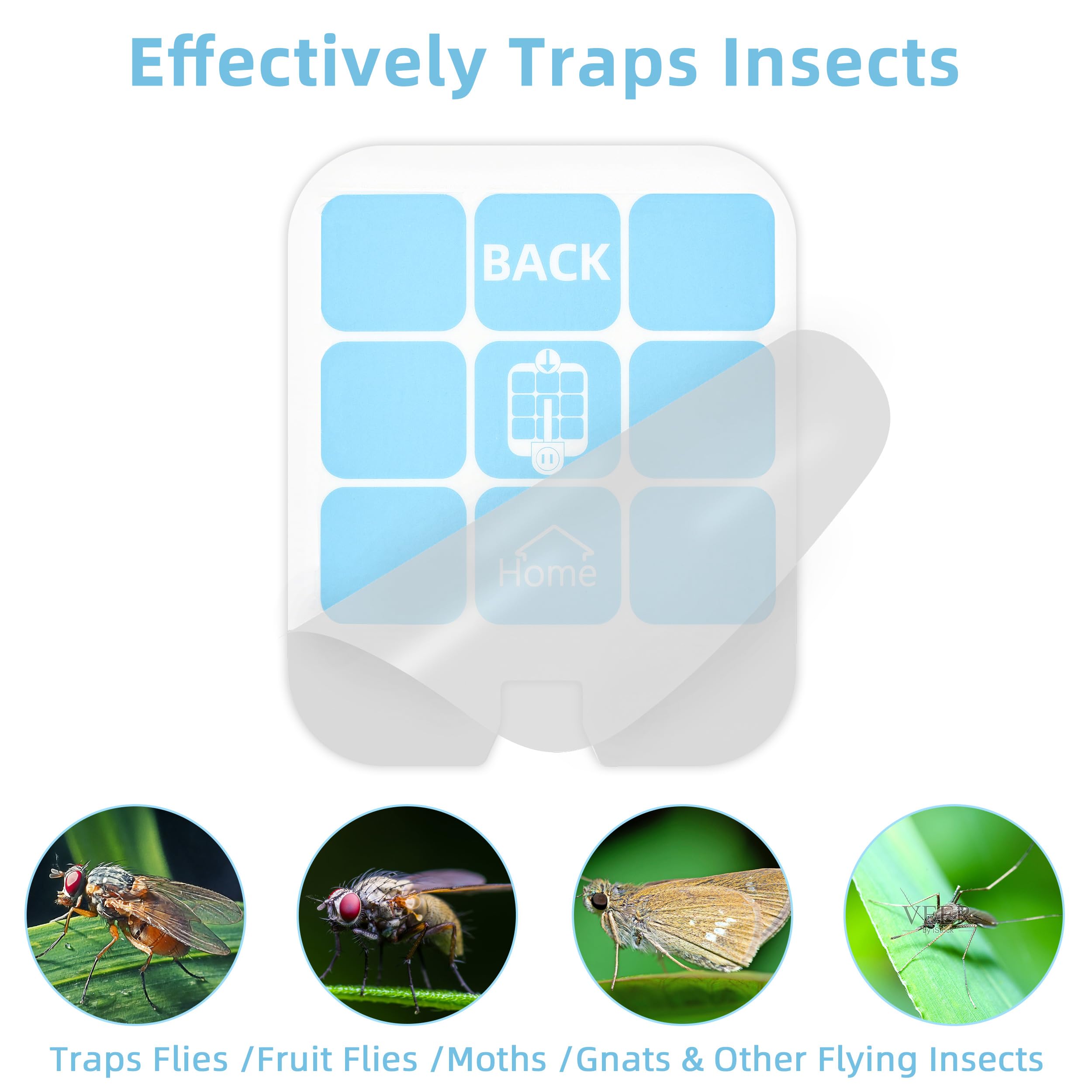 Yellow Sticky Insect Trap Large 5 UV light sticky traps