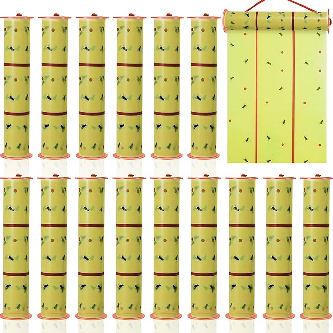 Easy and Effective Fly Control with Sticky Fly Trap Rolls 1 Sticky Fly Trap Rolls
