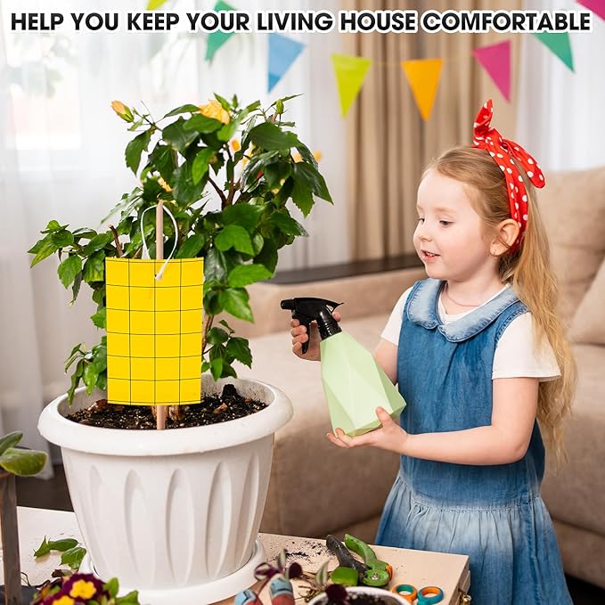 20*10 cm Custom Sticky Insect Traps Wholesale, Suitable for Greenhouses, Farmlands, Orchards, and More 6 Pièges collants à insectes