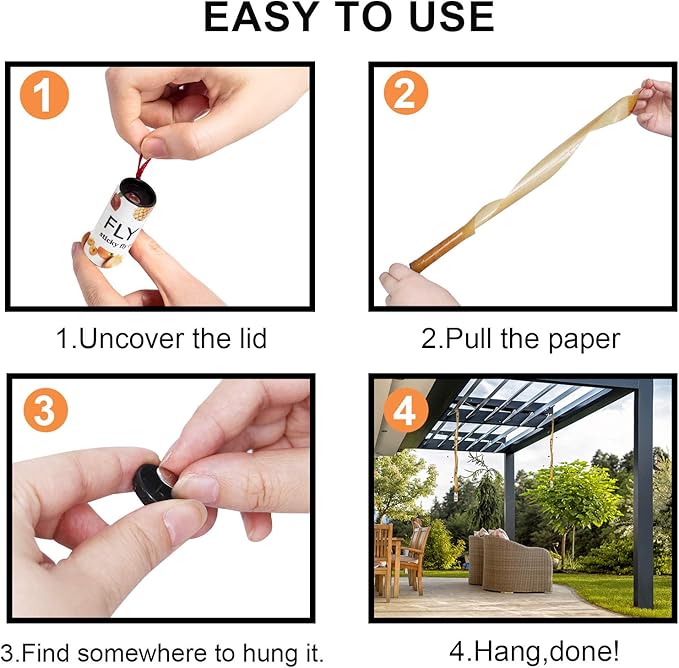 Eco-Friendly Fly Paper: A Simple Solution for Flying Insect Problems at Home 1 Fly Paper