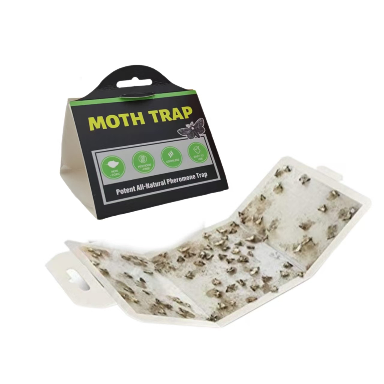 Pantry Moth Pheromone Traps for Food Storage | Indian Meal Moth Monitor | Bulk OEM for Grain Mills & Bakeries 1 Private Label Window Fly Trap OEM — Cao County Factory — Wholesale PCO
