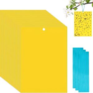 Yellow Sticky Traps 25x40cm — Double-Sided Greenhouse IPM Monitoring Board